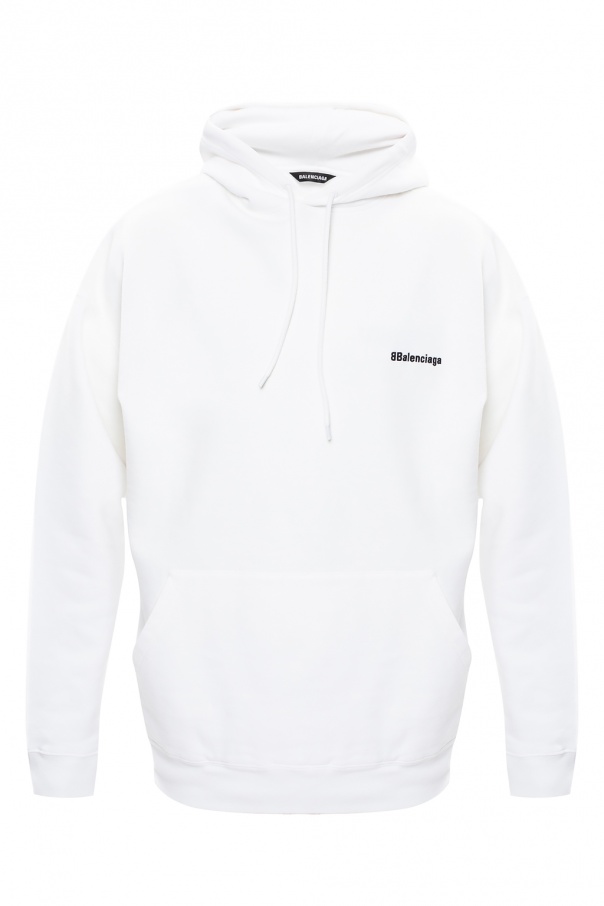 Balenciaga Logo-embroidered John hoodie